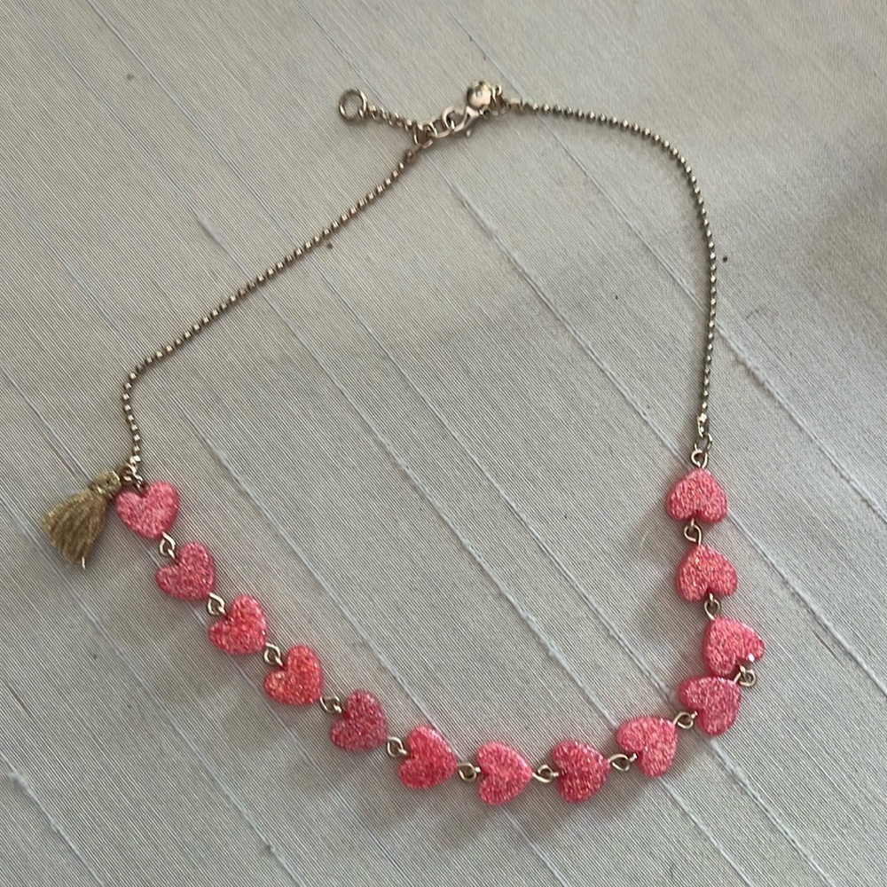 Crewcuts Acrylic Hearts Necklace